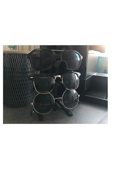 Root Made 3-Piece Glasses Stand Glasses Organizer Universal Glasses Organizer 3 Compartments