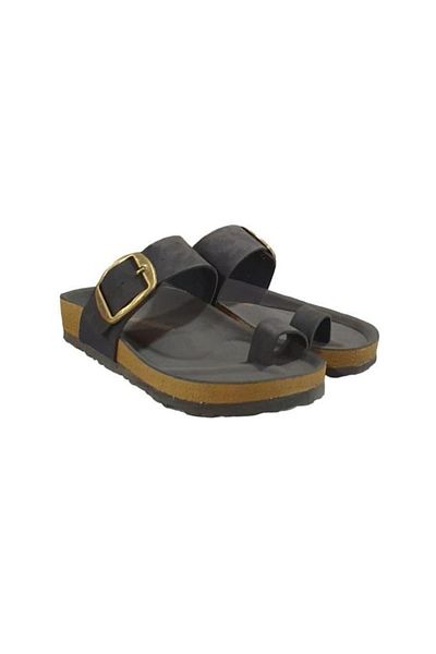 Pierre Cardin Anatomical Sole Suede Flip Flops