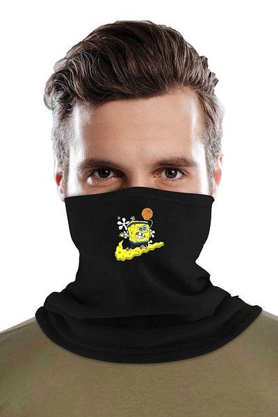 herotasarım Polar Bll3511 - Σετ με 2 γάντια Spongebob Cutout με γιακά λαιμού