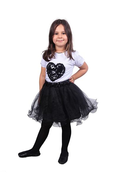 FATELLA Girl's 23 April Double T-Shirt Skirt Suit Performance Outfit Graduation 29 October 10 November