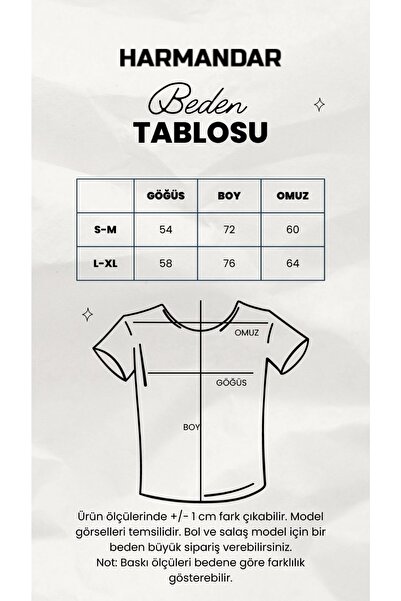 Harmandar Μπλουζάκι Moon Butterfly Printed Unisex Μαύρο Oversize