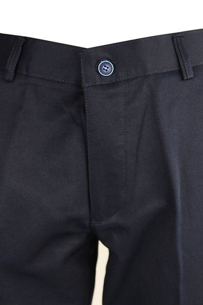 Varetta Ανδρικό παντελόνι Navy Blue Classic Linen