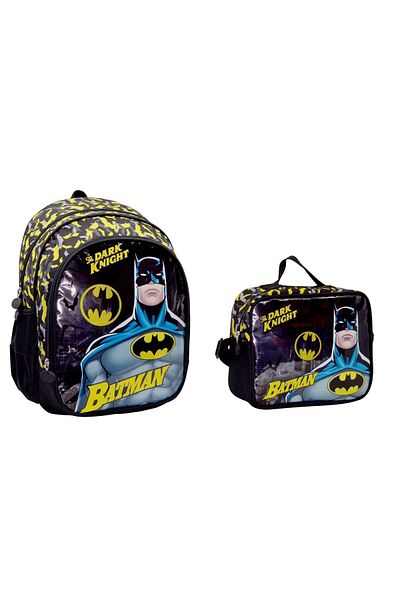 Batman School Bag, Lunch Box and Lunch Box