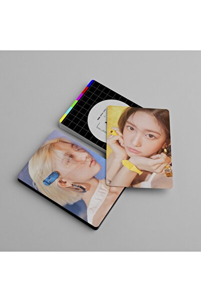Kpop Dünyasi Ive '' After Like '' Çift Yön Baskılı Lomo Card Seti