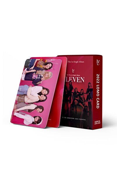 Kpop Dünyasi Ive '' Eleven '' Çift Yön Baskılı Lomo Card Seti