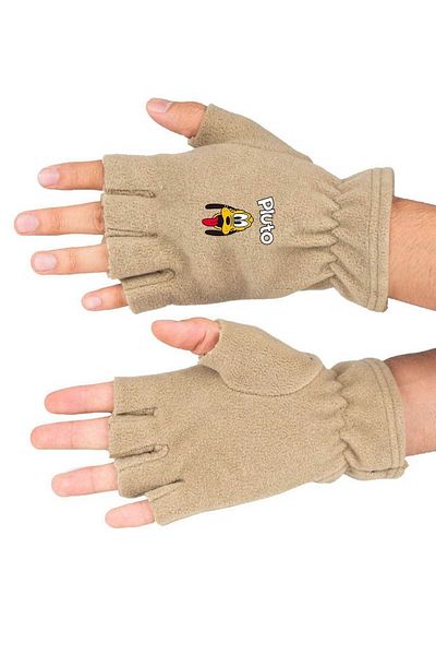 herotasarım Pluto Printed Winter Gloves - Cut Fleece Model BLL3560