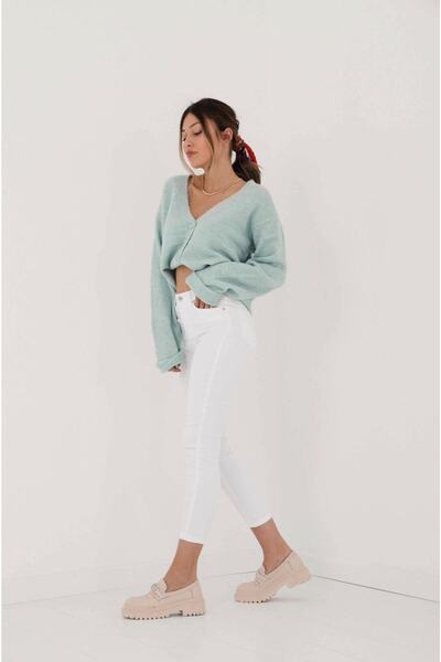 LAMİRAMOOD Вузькі білі джинси Skinny Ultra Elastic Jean Vizyon