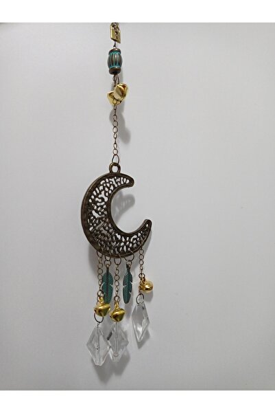 PİRAMİGO Feng Shui Ay Rüzgar Çanı Güneş Tutucu Suncatcher Iç Ve Dış Mekan