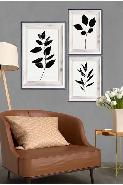 NT Handmade Parçalı Çerçeve Görünümlü Mdf Tablo - Salon Oturma Yatak Odası Of...