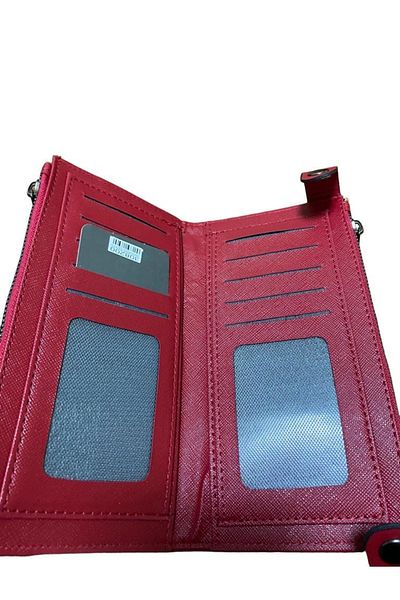 Carlino Zippered Wallet with Snap Closure Women308200