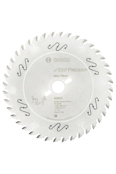 Bosch - Best Serisi Hassas Kesim Ahşap Için Daire Testere Bıçağı 250*30 Mm 40...