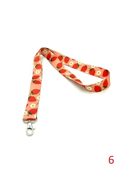 CİCCİBİCCİSHOP Strawberries Whistle Cord, Neck Strap Rope