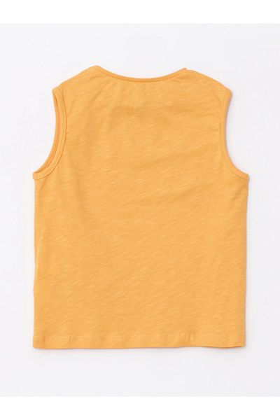 LC Waikiki Crew Neck Printed Cotton Baby Boy T-Shirt