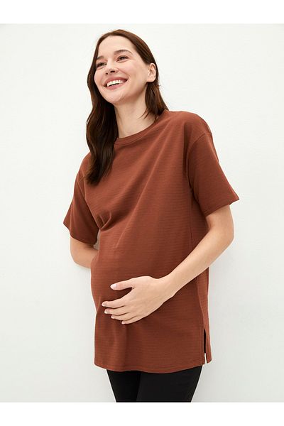 LC Waikiki Umstands-T-Shirt aus Baumwolle – Rundhalsausschnitt, kurze Ärmel