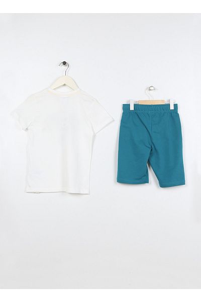 U.S. Polo Assn. Σετ πιτζάμες για αγόρι - Μπεζ, εμπριμέ, Us1342