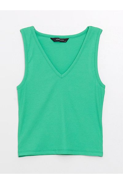 LC Waikiki V-Neck Straight Crop Women's Athlete