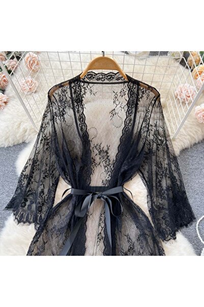 nuriçgiyim Eliza Lace Dressing Gown