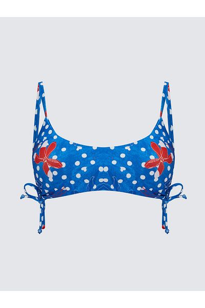 LC Waikiki Γυναικείο μπικίνι με στάμπα U-Neck