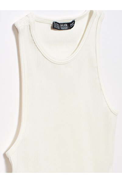 Dilvin Women's White 3531 Athlete Undershirt 101a03531