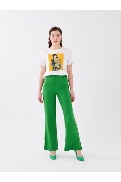 LC Waikiki Beli Lastikli Düz Kadın Eşofman Altı