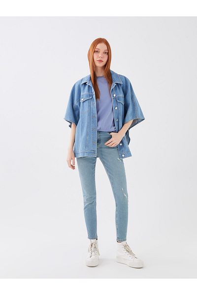 LC Waikiki Ψηλόμεσο γυναικείο τζιν παντελόνι Super Skinny Fit
