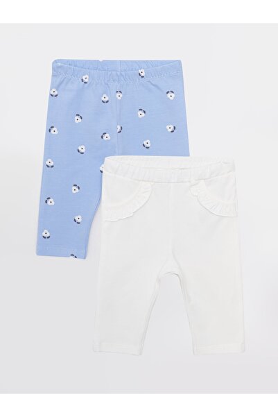 LC Waikiki Elasztikus derekú pamut kislány harisnyanadrág 2 csomag