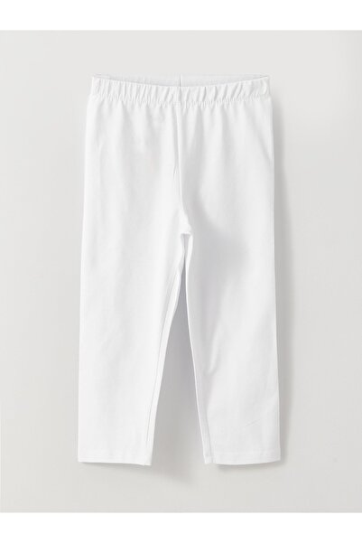 LC Waikiki Beli Lastikli Basic Kız Çocuk 3/4 Boy Tayt
