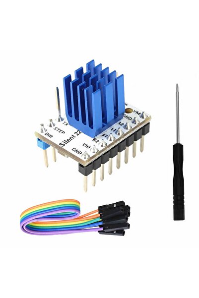 Genel Markalar Mks Trinamic Tmc2209 V2.0 Step Motor Sürücü Soğutuculu Makerba...