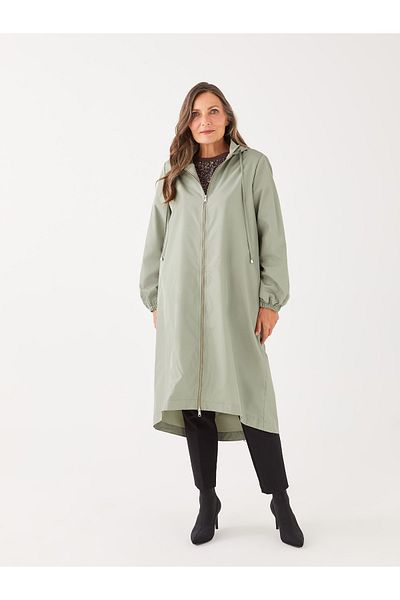 LC Waikiki Hooded Straight Long Sleeve Women's Coat