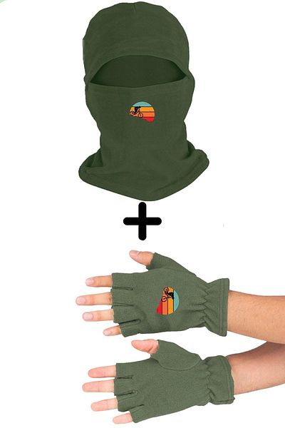 herotasarım Σετ γάντια Polar Cut - Cycling Balaclava Bll3710