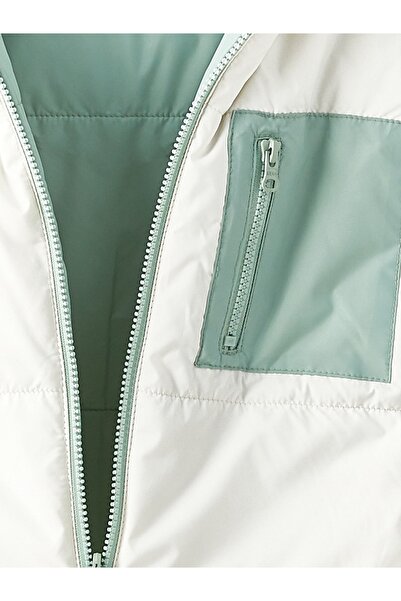 LC Waikiki Kapüşonlu Basic Çift Taraflı Kız Çocuk Şişme Yelek