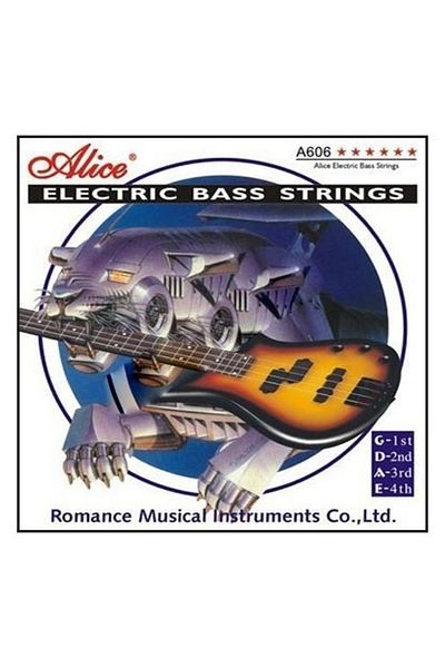 Alice A-606(4)-m - Bass Guitar String - 4 String Light