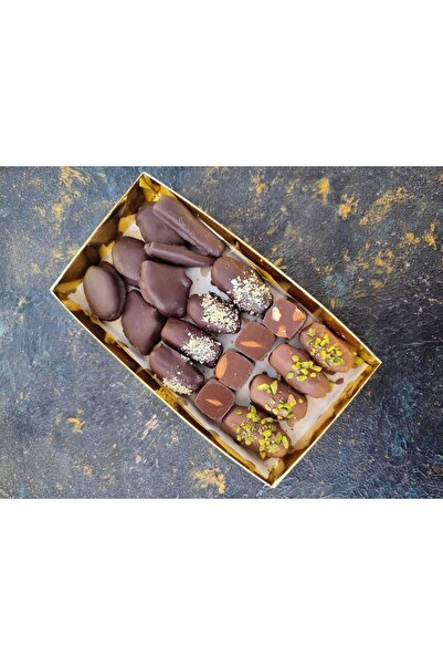 NUİT CHOCOLATE Atıştırmalık Hediyelik Karışık El Yapımı Butik Çikolata Kutusu