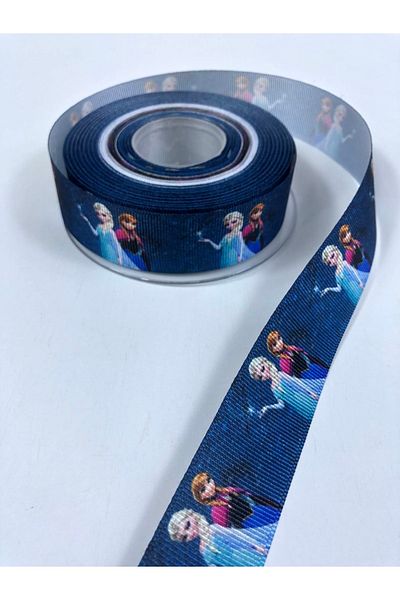 GELD Navy Blue Anna Elsa Figured Grosgrain Κορδέλα – Κορδέλα