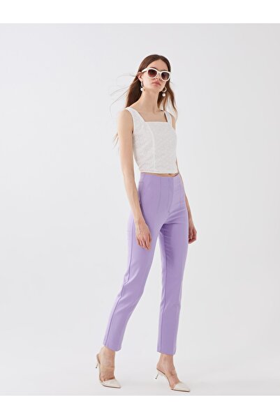 LC Waikiki Жіночі прямі штани з високою талією стандартної посадки