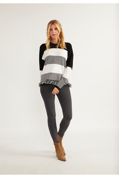 USHA FESTIVAL Oversize Strick Pullover carnea