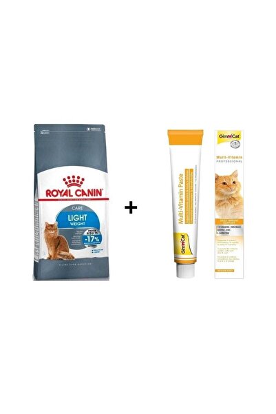 Royal Canin Light Weight Kedi Maması 1,5 Kg + Gimcat Multivitamin 100 Gr