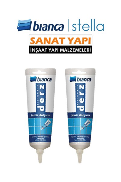 Bianca Silikonlu Derz Tamir Dolgusu (350Gr) 2 Adet