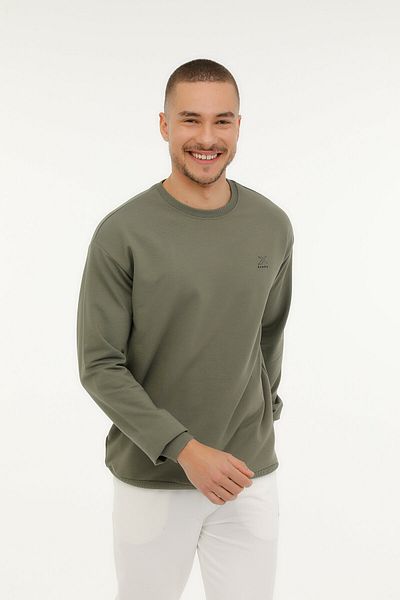 Kinetix M-sn90 Bsc C Sw 3fx Khaki Men's Sweatshirt
