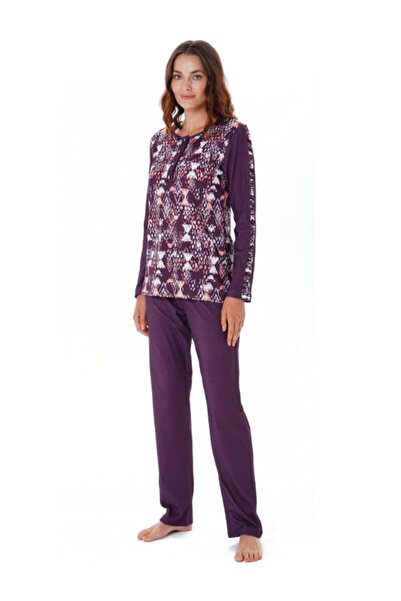 Pijadore Σετ γυναικεία πιτζάμα με μακριά μανίκια