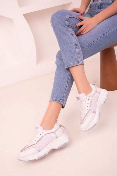 SOHO Women's White Sneakers 17983