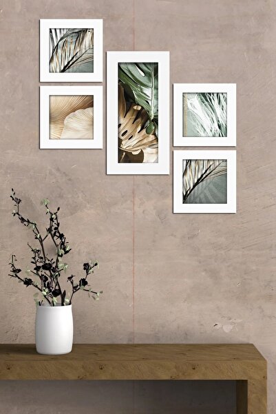 NT Handmade Parçalı Çerçeve Görünümlü Mdf Tablo - Salon Oturma Yatak Odası Of...