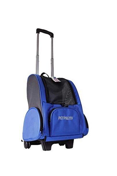 Pet Pretty Çekçekli Sırt Çantası Mavi