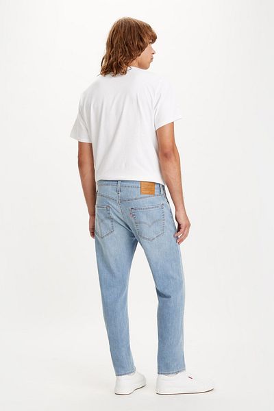 Levi's Cotton 502 Normal Waist Regular Fit Straight Leg Jeans Men's Denim Trousers 29507