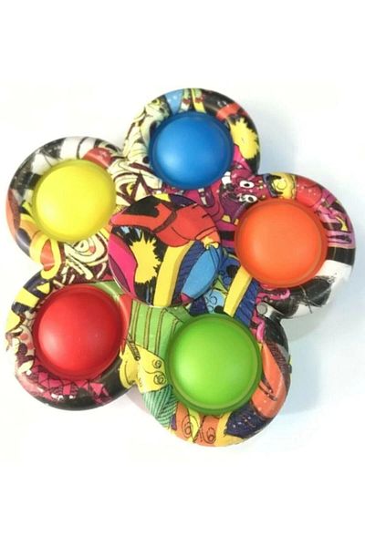Yenigeldi Picasso Pop It Stress Wheel, Sensory Pop It Color Stress Wheel, 2021 Fidget Stress Wheel