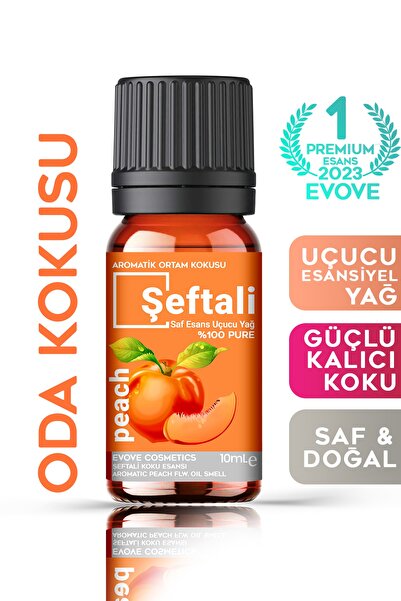 Evove Cosmetics Şeftali Çiçeği Esansiyel Yağ 10ml %100 Saf & Doğal Ortam Oda ...