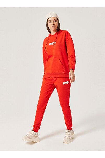 Ellesse Red Women's Hooded Sweatshirt F009-rd