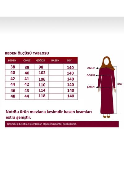 SARİAL GİYİM Yeni Sezon Mevlana Ferace Kolları Özel Lastikli Yazlık Iç Göstermez Tesettür