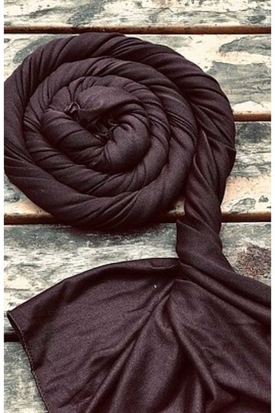 ÇEÇEN HOME Χτενισμένο βαμβακερό σάλι (75x180) Bitter Brown