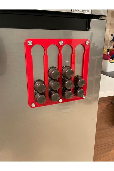 TREND Tchibo Red Capsule Coffee Stand - Compatible (16 Capacity) With MAGNET